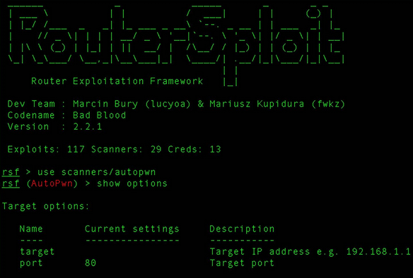 Routersploit | Penetration Testing Tool for Exploiting routers